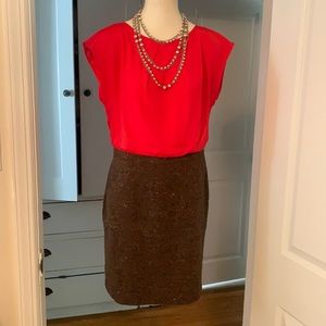 Ann Taylor Loft Dress Cap Sleeve Size 10P